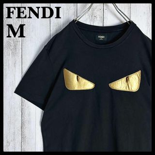 フェンディ(FENDI)のフェンディ FENDI☆モンスター Tシャツ ワッペンロゴ ブラック(Tシャツ/カットソー(半袖/袖なし))