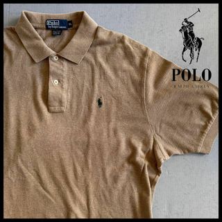 ポロラルフローレン(POLO RALPH LAUREN)の希少 90s ポロ ラルフローレン ポロシャツ 半袖 刺繍 ポニー ビックサイズ(ポロシャツ)