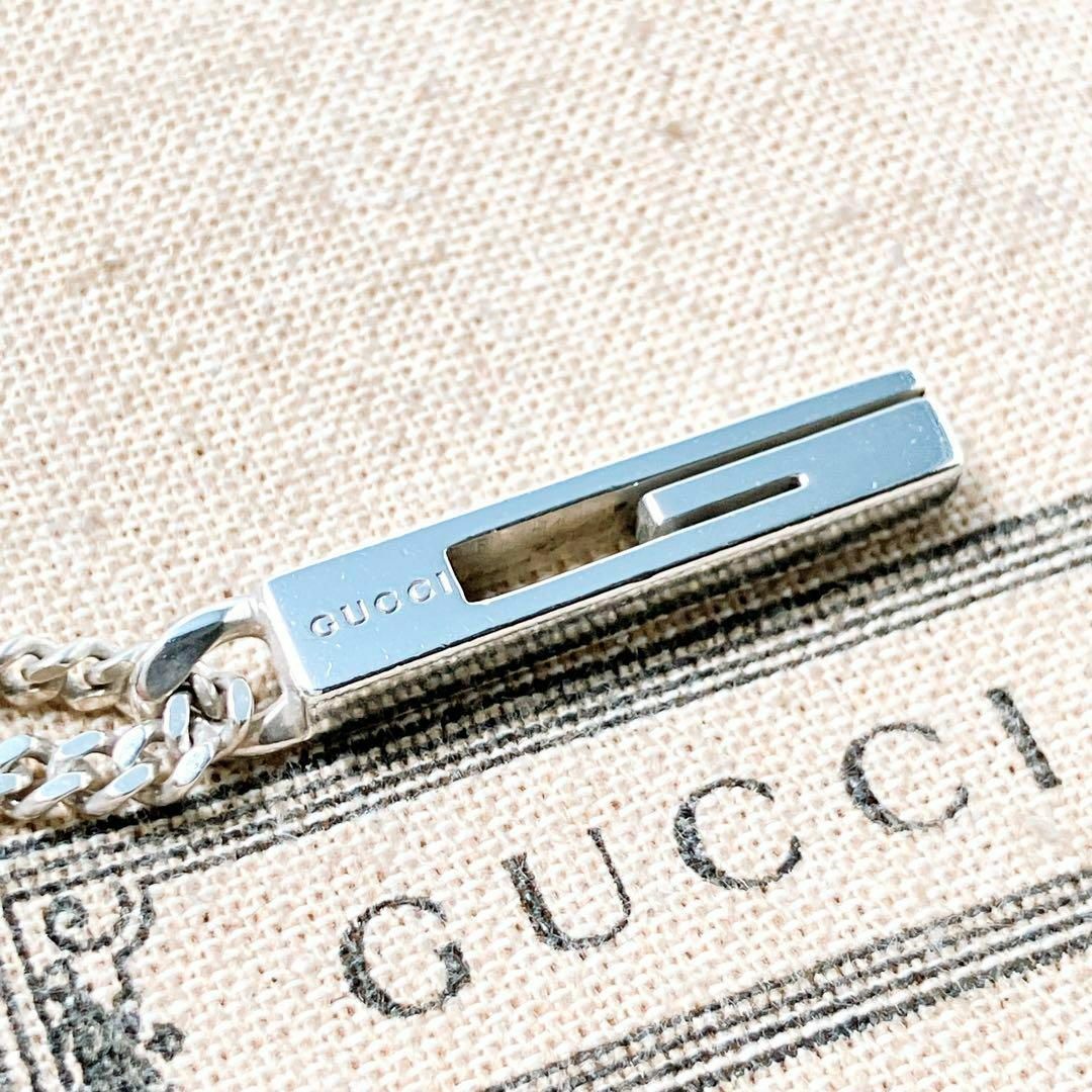 Gucci(グッチ)の【洗浄済】グッチ GUCCI 925 ネックレス シルバー メンズ ＊01 メンズのアクセサリー(ネックレス)の商品写真