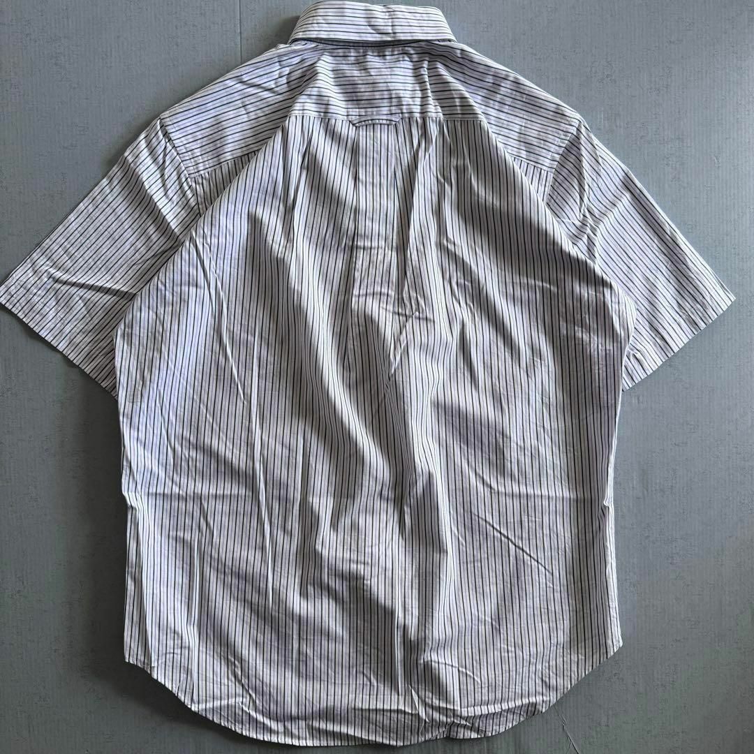 ノーティカ ストラップ シャツ 半袖 刺繍ロゴ ボタンダウン オーバーサイズ メンズのトップス(シャツ)の商品写真