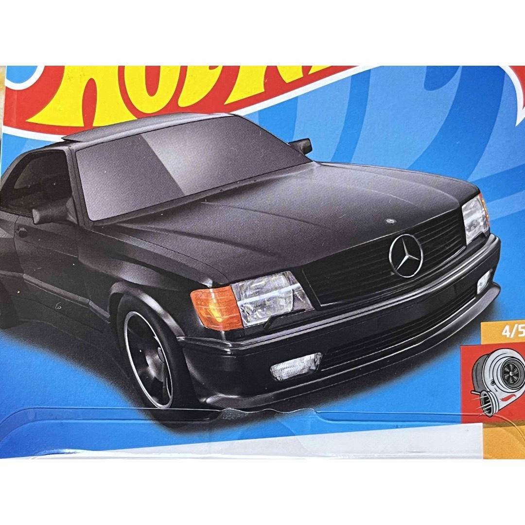 ホットウィール(ホットウィール)のホットウィール 1989 メルセデスベンツ 560SEC AMG ブラック エンタメ/ホビーのおもちゃ/ぬいぐるみ(ミニカー)の商品写真