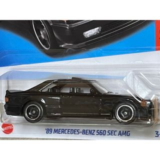 ホットウィール(ホットウィール)のホットウィール 1989 メルセデスベンツ 560SEC AMG ブラック(ミニカー)