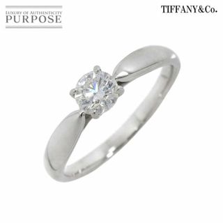 ティファニー(Tiffany & Co.)のティファニー TIFFANY&Co. ハーモニー ダイヤ 0.38ct G/VS1/3EX 9.5号 リング Pt プラチナ 指輪【鑑定書付き】VLP 90220901(リング(指輪))