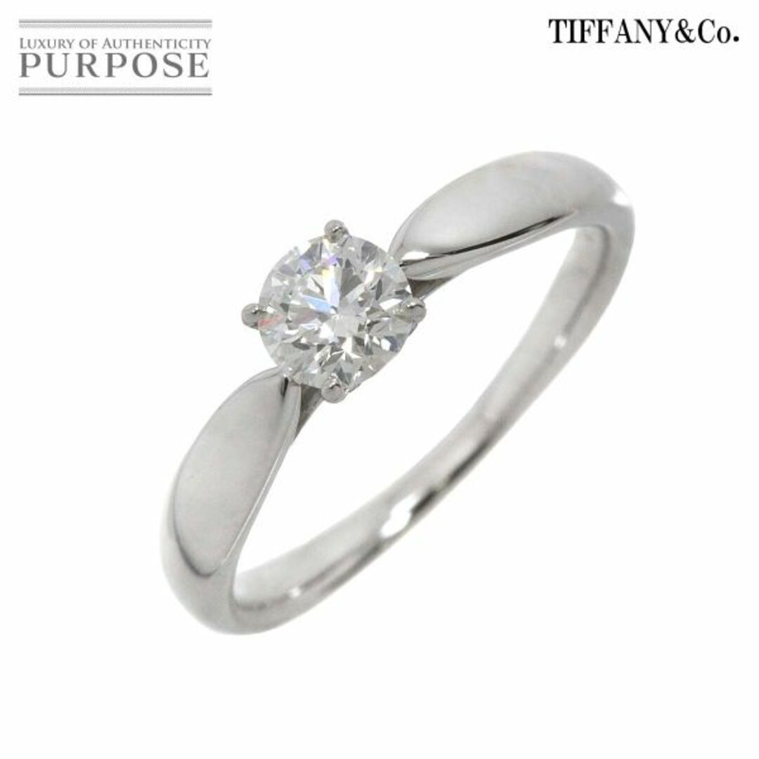 Tiffany & Co.(ティファニー)のティファニー TIFFANY&CO. ハーモニー ダイヤ 0.37ct I/VS1/3EX 8号 リング Pt 指輪【鑑定書付き】VLP 90220954 レディースのアクセサリー(リング(指輪))の商品写真