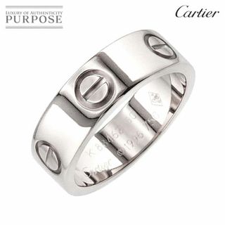 カルティエ(Cartier)のカルティエ Cartier ラブ #50 リング K18 WG ホワイトゴールド 750 指輪 VLP 90223906(リング(指輪))