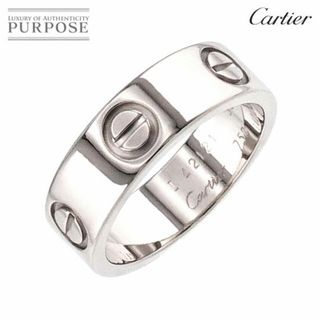 カルティエ(Cartier)のカルティエ Cartier ラブ #50 リング K18 WG ホワイトゴールド 750 指輪【証明書付き】 VLP 90224423(リング(指輪))