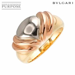 ブルガリ BVLGARI 13号 リング K18 YG WG PG イエロー ホワイト ピンクゴールド 750 スリーカラー 指輪 VLP 90224557