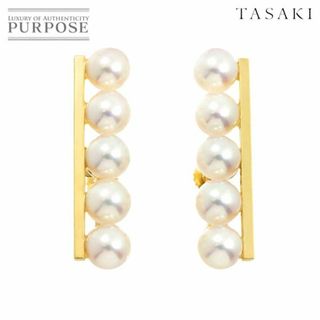 タサキ(TASAKI)のタサキ TASAKI バランス プラス アコヤ真珠 5.7-5.5mm イヤリング K18 YG 750 パール 田崎真珠 VLP 90226514(イヤリング)