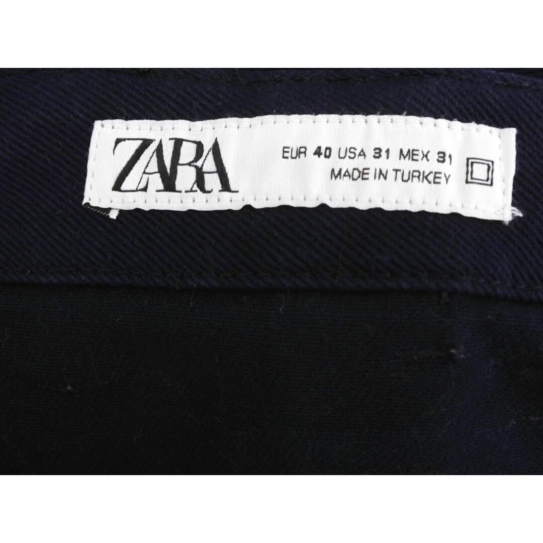 ZARA(ザラ)のZARA ザラ ベイカー パンツ size40/紺 ■■ レディース レディースのパンツ(その他)の商品写真