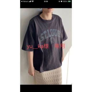 ローリーズファーム(LOWRYS FARM)のローリーズファーム　カレッジロゴTシャツ(Tシャツ(半袖/袖なし))