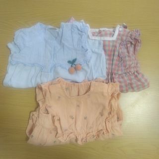 ベビー服 女の子 70 3枚セット(ロンパース)