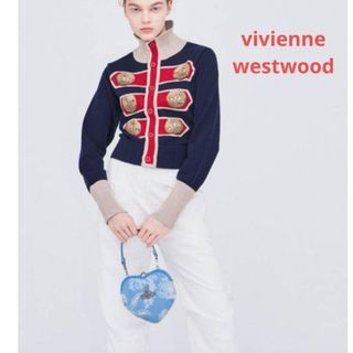 ヴィヴィアンウエストウッド(Vivienne Westwood)のviviennewestwood ' 24春夏物 新品タグ付　綿カーディガン(カーディガン)