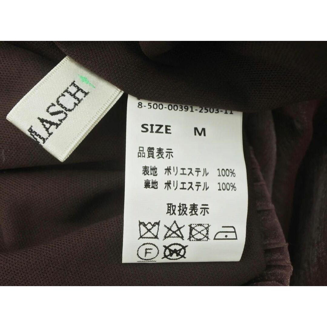 MISCH MASCH(ミッシュマッシュ)のミッシュマッシュ シフォン フレア スカート sizeM/茶 ■◇ レディース レディースのスカート(ロングスカート)の商品写真