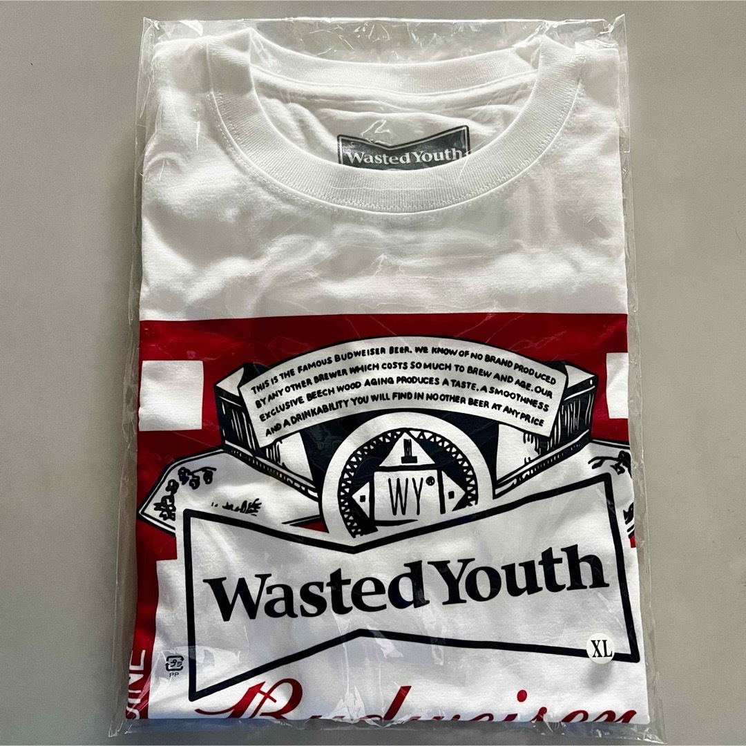 Girls Don't Cry(ガールズドントクライ)のWasted Youth Budweiser Tシャツ XL メンズのトップス(Tシャツ/カットソー(半袖/袖なし))の商品写真