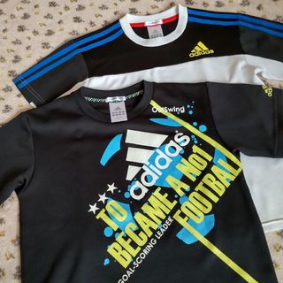 アディダス(adidas)の140　アディダス　半袖　Tシャツ　2枚セット　スポーツ(Tシャツ/カットソー)