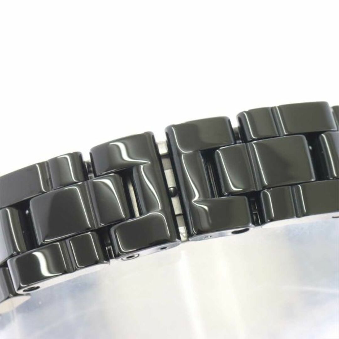 CHANEL(シャネル)のシャネル CHANEL J12 33mm H1625 レディース 腕時計 12P ダイヤ デイト ブラック セラミック クォーツ ウォッチ VLP 90231450 レディースのファッション小物(腕時計)の商品写真