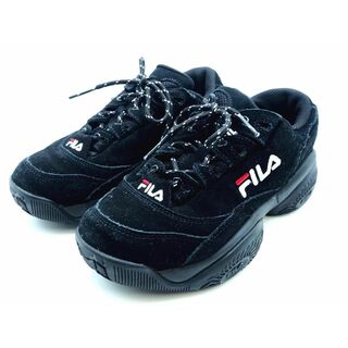 フィラ(FILA)のFILA フィラ PROVENANCE LOW WMNS スニーカー size23.5cm/黒 ■■ レディース(スニーカー)