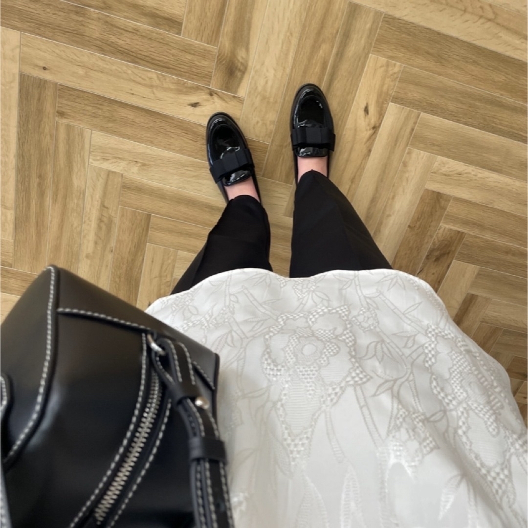 OHGA RIBON LOAFER オーガ リボン ローファー 22.5cm ローファー OHGA RIBON LOAFER オーガ リボン ローファー 22.5cm ローファー