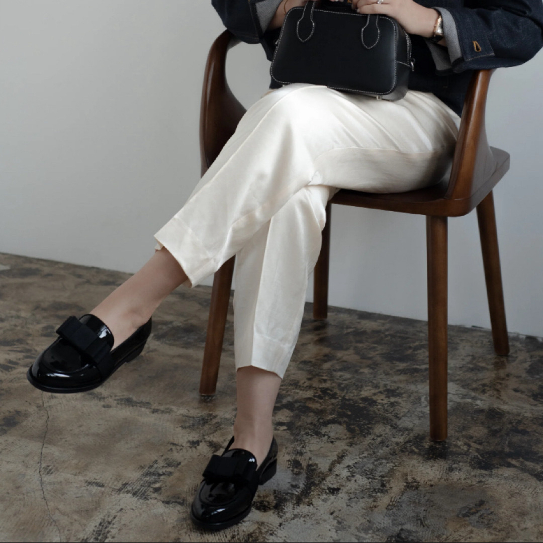 OHGA RIBON LOAFER オーガ リボン ローファー 22.5cm ローファー OHGA RIBON LOAFER オーガ リボン ローファー 22.5cm ローファー