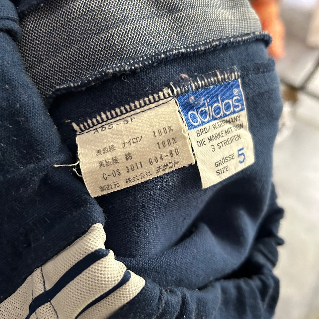 adidas - 80s アディダス トラックパンツ/ジャージ 5 ネイビー adidas - 80s アディダス トラックパンツ/ジャージ 5 ネイビー