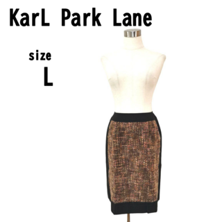 【L(11)】KarL Park Lane レディース ツイード スカート(ミニスカート)