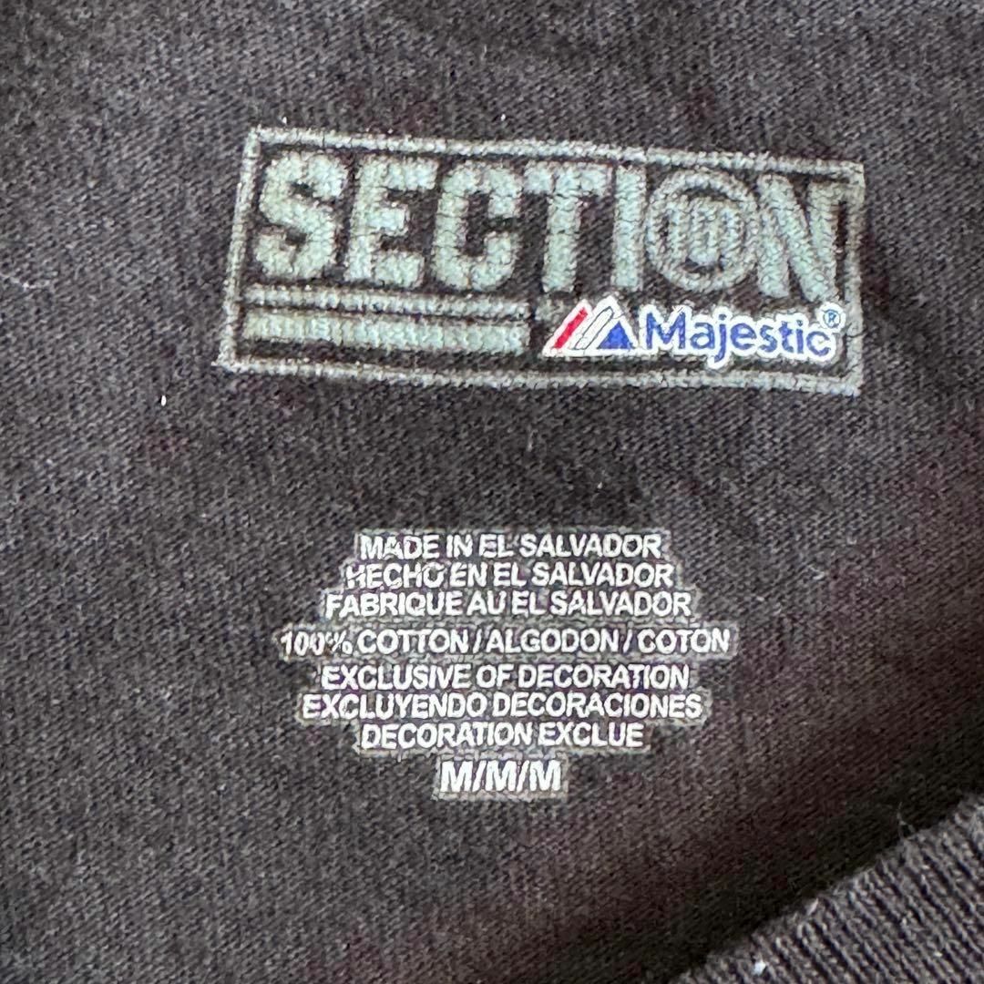 MAJESTIC LEGON(マジェスティックレゴン)のマジェスティック Tシャツ ノースカロライナ チームロゴ 半袖 デカロゴ 古着 メンズのトップス(Tシャツ/カットソー(半袖/袖なし))の商品写真
