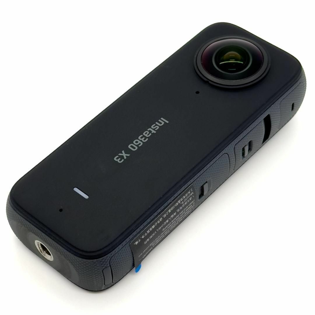 insta360(インスタスリーシックスティ)の美品 insta360 X3 見えない自撮り棒 BTコード 液晶保護シート付き スマホ/家電/カメラのカメラ(ビデオカメラ)の商品写真