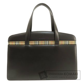 バーバリー(BURBERRY)のBURBERRY ノバチェック トートバッグ レザー レディース(トートバッグ)