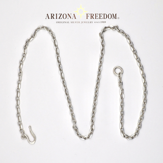 アリゾナフリーダム(ARIZONA FREEDOM)の美品 Arizona Freedom 小豆細43cmチェーン S字フックセット(ネックレス)