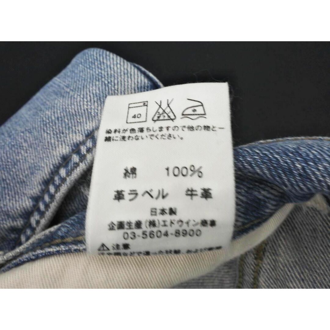 EDWIN(エドウィン)のEDWIN エドウィン 403 USED加工 デニムパンツ size31/青 ■■ メンズ メンズのパンツ(デニム/ジーンズ)の商品写真