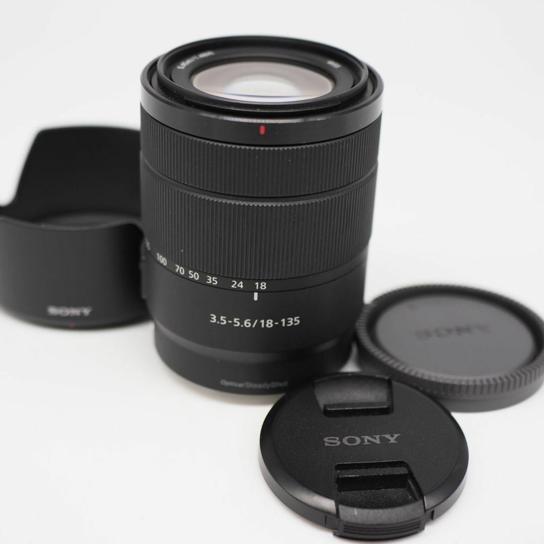 SONY(ソニー)のSONY E 18-135mm F3.5-5.6 OSS SEL18135 スマホ/家電/カメラのカメラ(レンズ(ズーム))の商品写真