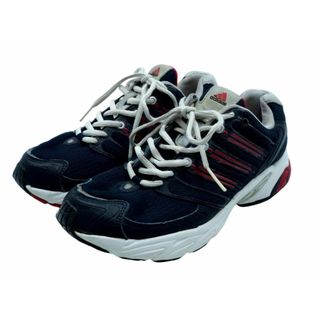 アディダス(adidas)のadidas アディダス Adiprene ランニングシューズ スニーカー size25cm/紺ｘ赤 ■■ メンズ(スニーカー)