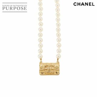 シャネル(CHANEL)の未使用 展示品 シャネル CHANEL マトラッセ バッグ フェイクパール ネックレス ゴールド ホワイト ABB847 B23K アクセサリー VLP 90229480(ネックレス)