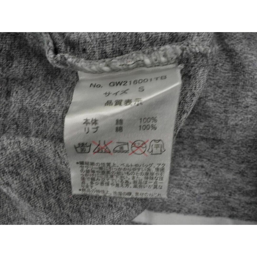 GLOBAL WORK(グローバルワーク)のGLOBAL WORK グローバルワーク ボーダー プルオーバー カットソー sizeS/グレー ■◇ メンズ メンズのトップス(Tシャツ/カットソー(七分/長袖))の商品写真