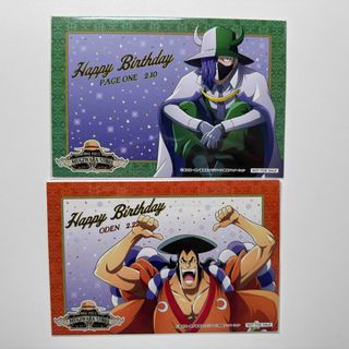 ワンピース　ONE PIECE 麦わらストア　バースデーブロマイド(その他)