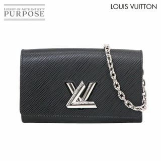 ルイヴィトン(LOUIS VUITTON)の新品同様 ルイ ヴィトン LOUIS VUITTON エピ ポルトフォイユ ツイスト チェーン ウォレット レザー ノワール ブラック M62038 VLP 90230708(財布)