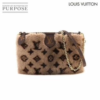 ルイヴィトン(LOUIS VUITTON)の未使用 展示品 ルイ ヴィトン LOUIS VUITTON モノグラム ネオ ポシェット ミラ ショルダー バッグ ミンク マロン M59341 RFID VLP 90231294(ショルダーバッグ)