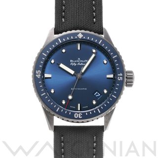 ブランパン(BLANCPAIN)の中古 ブランパン Blancpain 5000 0240 O52A ブルー メンズ 腕時計(腕時計(アナログ))