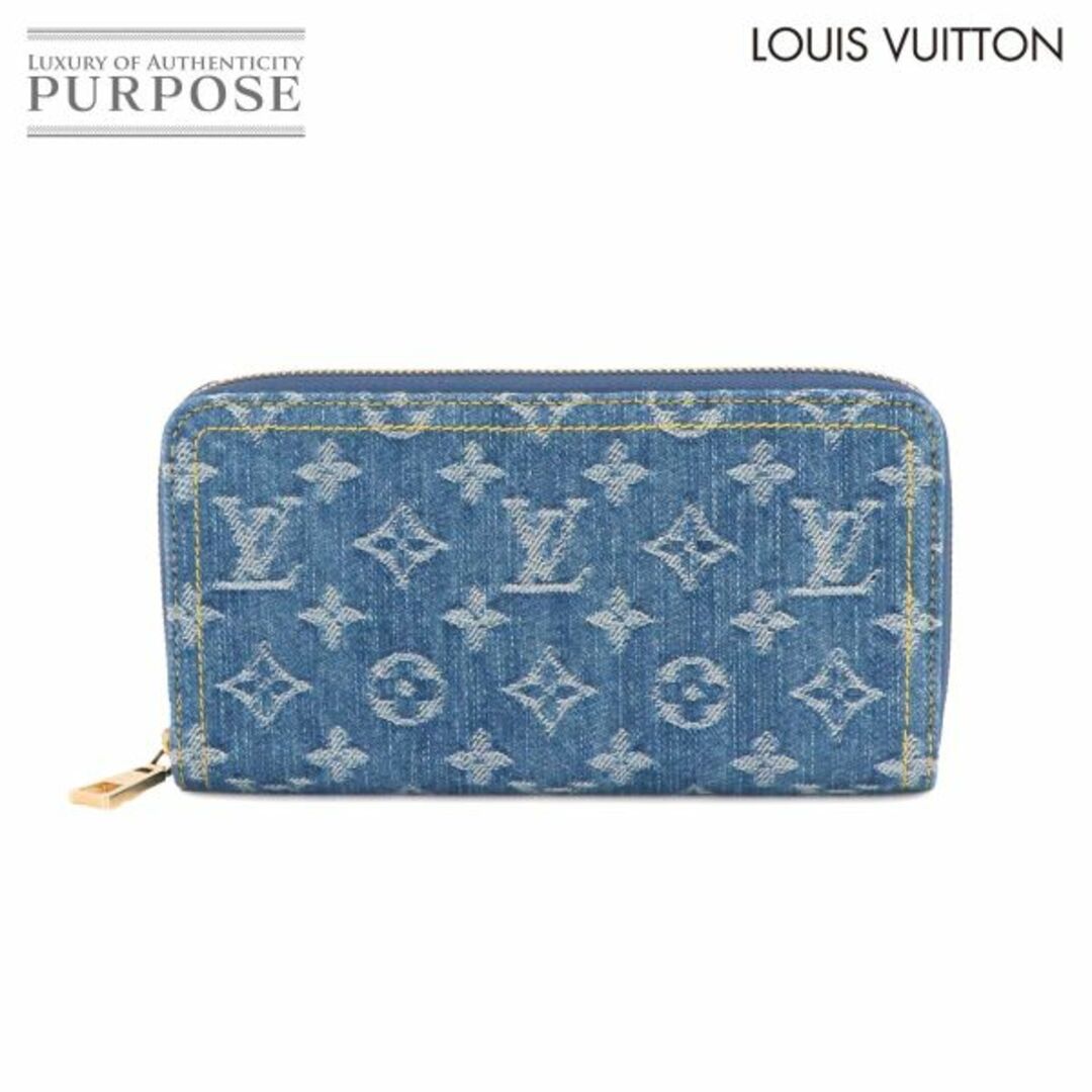 LOUIS VUITTON(ルイヴィトン)の未使用 展示品 ルイ ヴィトン LOUIS VUITTON モノグラム デニム ジッピー ウォレット ラウンドファスナー 長財布 キャンバス ブルーデニム M82958 VLP 90231852 レディースのファッション小物(財布)の商品写真