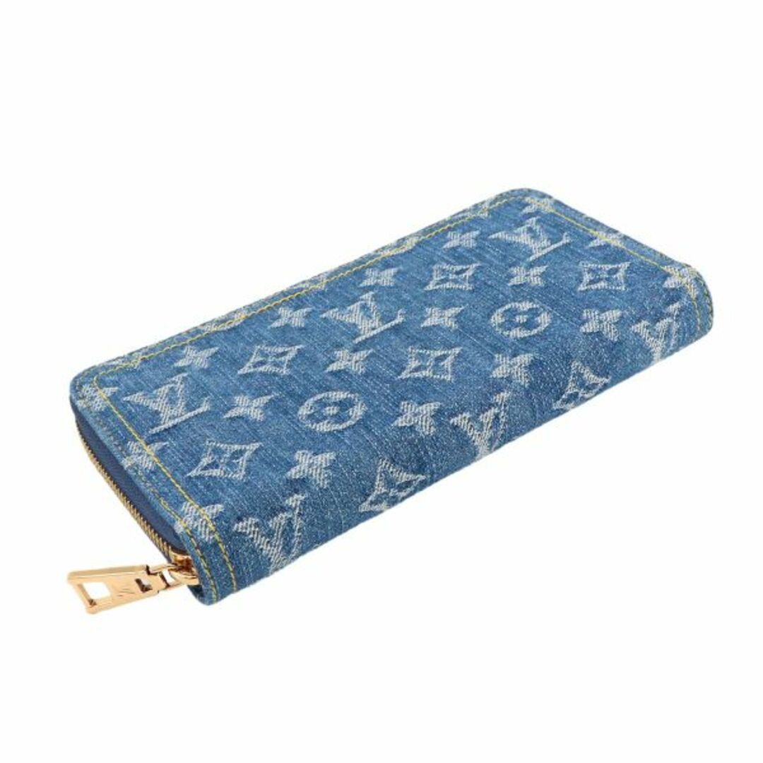 LOUIS VUITTON(ルイヴィトン)の未使用 展示品 ルイ ヴィトン LOUIS VUITTON モノグラム デニム ジッピー ウォレット ラウンドファスナー 長財布 キャンバス ブルーデニム M82958 VLP 90231852 レディースのファッション小物(財布)の商品写真