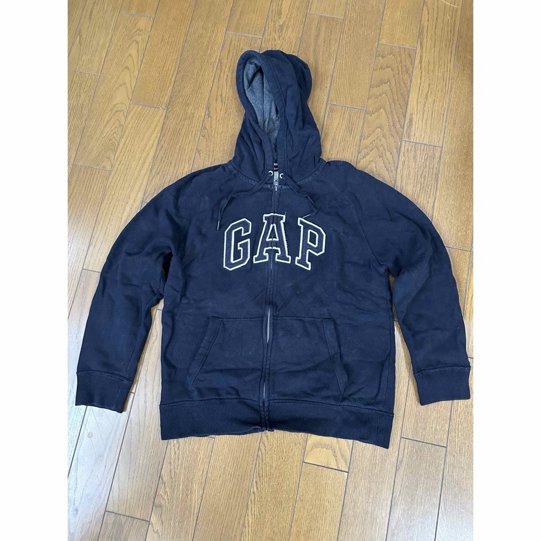 GAP(ギャップ)のGAP パーカー　黒　XLサイズ メンズのトップス(パーカー)の商品写真