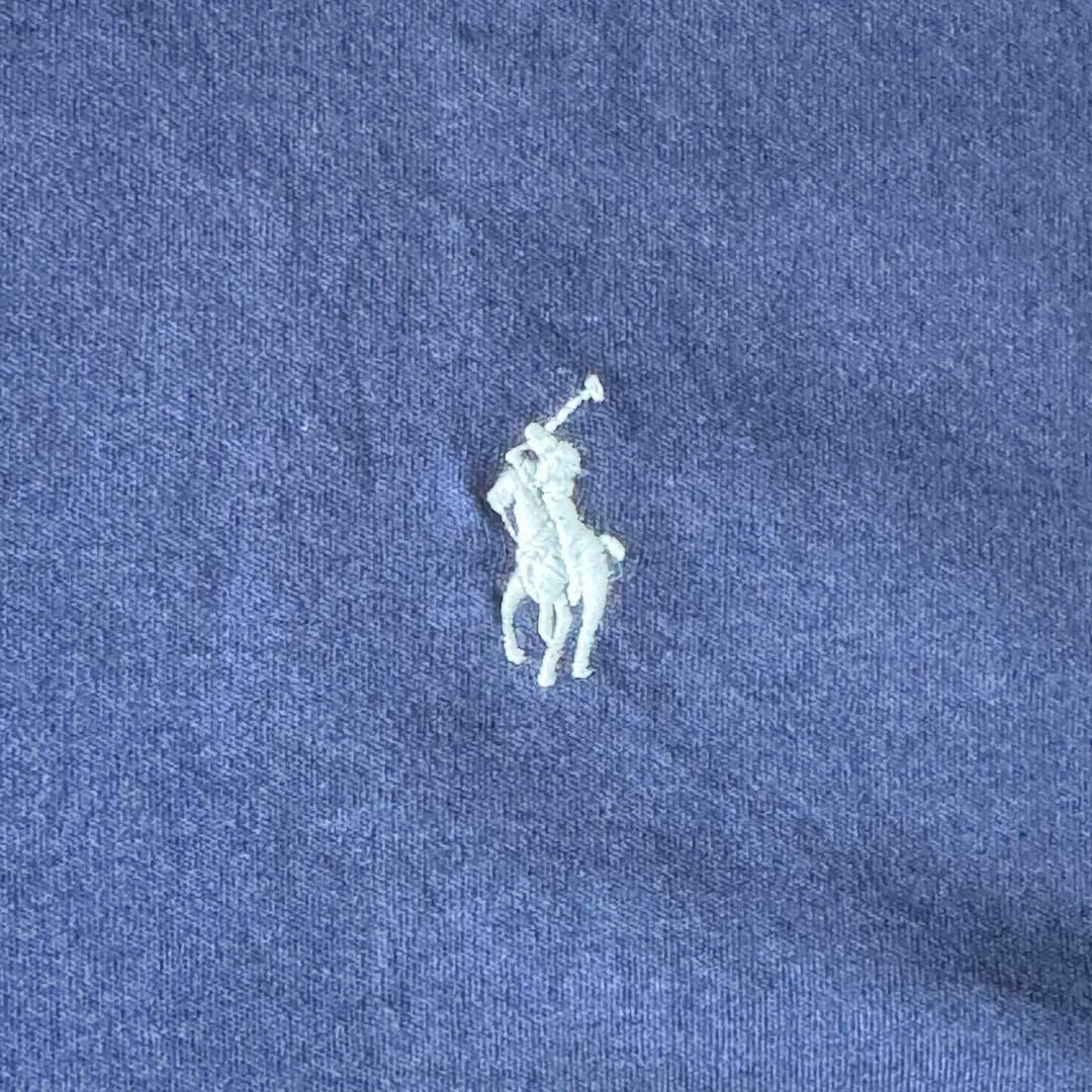 POLO RALPH LAUREN(ポロラルフローレン)のデッドストック品 ポロ ラルフローレン ポロシャツ オーバーサイズ 紺 刺繍ロゴ メンズのトップス(ポロシャツ)の商品写真