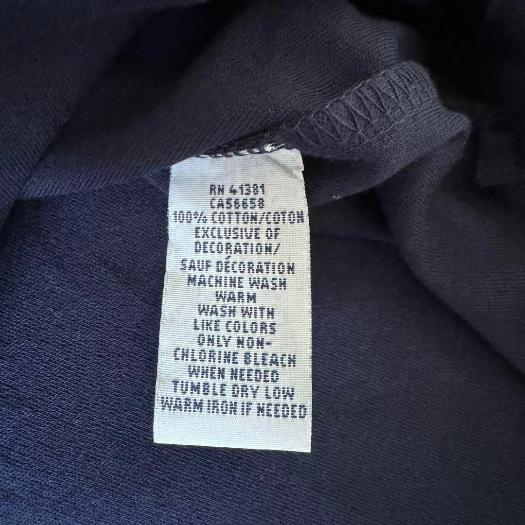 POLO RALPH LAUREN(ポロラルフローレン)のデッドストック品 ポロ ラルフローレン ポロシャツ オーバーサイズ 紺 刺繍ロゴ メンズのトップス(ポロシャツ)の商品写真