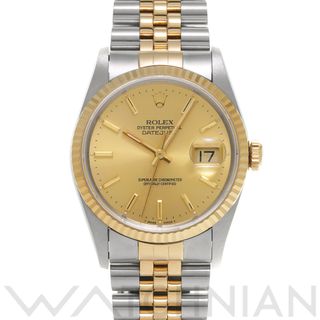 ロレックス(ROLEX)の中古 ロレックス ROLEX 16233 X番(1991年頃製造) シャンパン メンズ 腕時計(腕時計(アナログ))