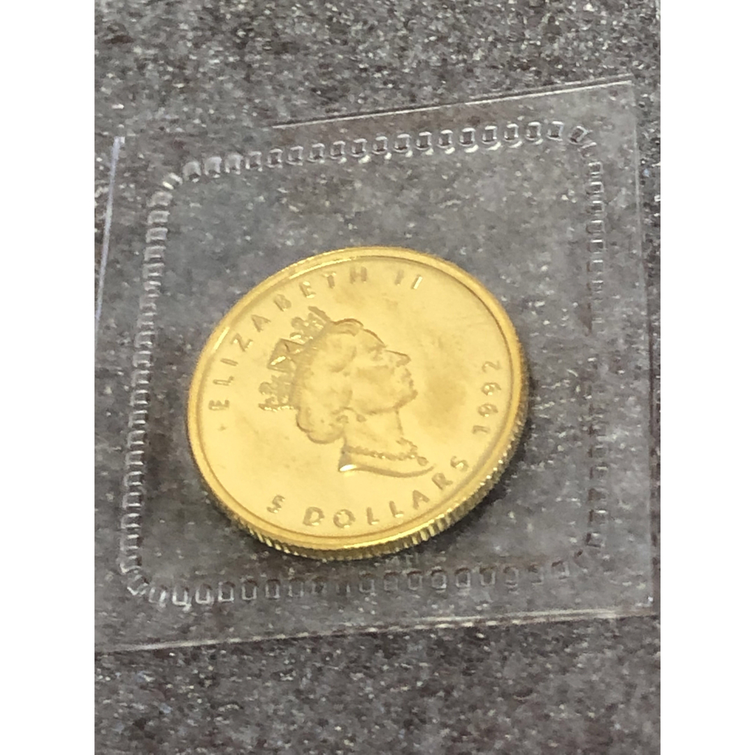 メイプルリーフ金貨1/10オンス エンタメ/ホビーの美術品/アンティーク(貨幣)の商品写真