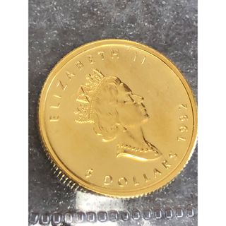 メイプルリーフ金貨1/10オンス(貨幣)