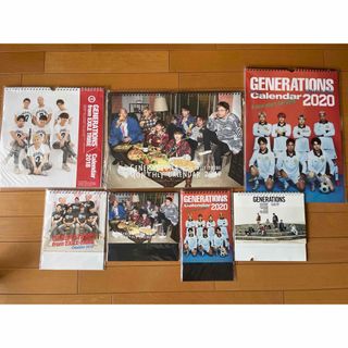 ジェネレーションズ(GENERATIONS)のGENERATIONSカレンダー6種まとめ売2018〜2020新品未開封おまけ付(アイドルグッズ)