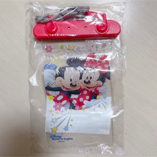 ディズニー(Disney)の【Disney】ミッキーマウス&ミニーマウス スマホ防水ケース(キャラクターグッズ)