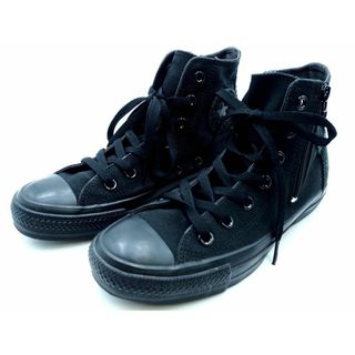 コンバース(CONVERSE)のCONVERSE コンバース 1CL008 ALL STAR BS SU Z HI ビッグスター スエード ジッパー ハイ ハイカット スニーカー size24cm/黒 ■■ レディース(スニーカー)