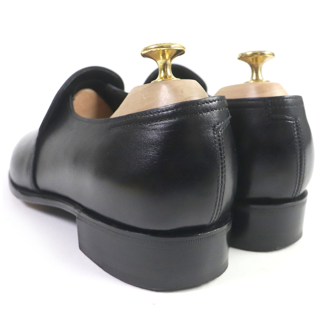 JOHN LOBB(ジョンロブ)の美品□John Lobb ジョンロブ EDWARD レザー プレステージ プレーントゥ フラットシューズ ローファー ブラック 7 保存袋付き イングランド製 メンズ メンズの靴/シューズ(その他)の商品写真